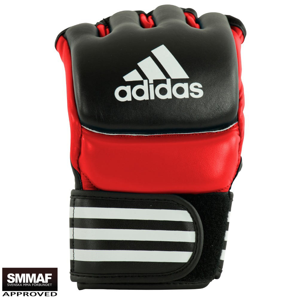 MMA-Handskar Adidas Ultimate Fight Storlek: S, Färg: Svart/Röd