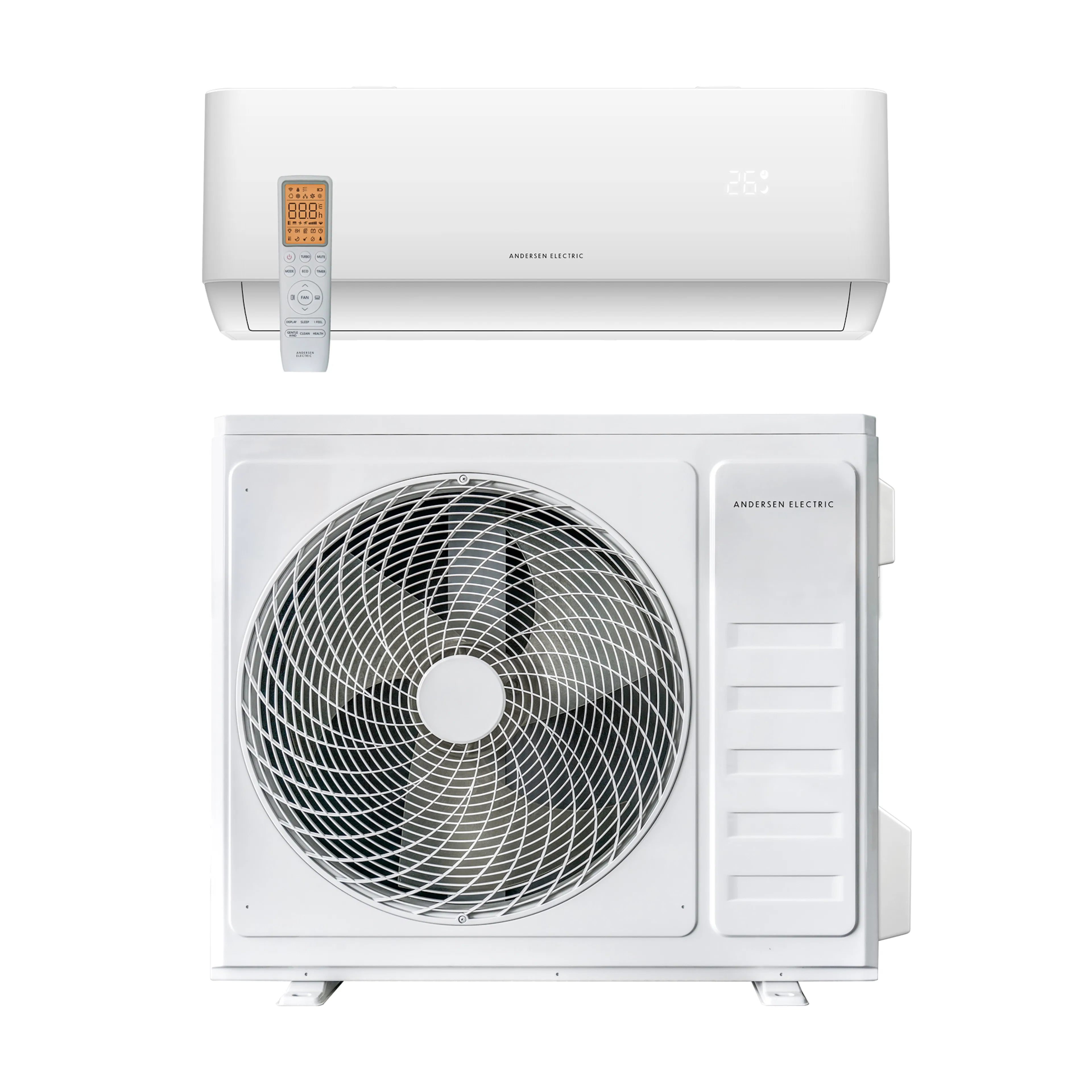 Luftvärmepump Andersen Electric Matpro 18 6,7kW Värme A++ SCOP 4,6 AC-funktion