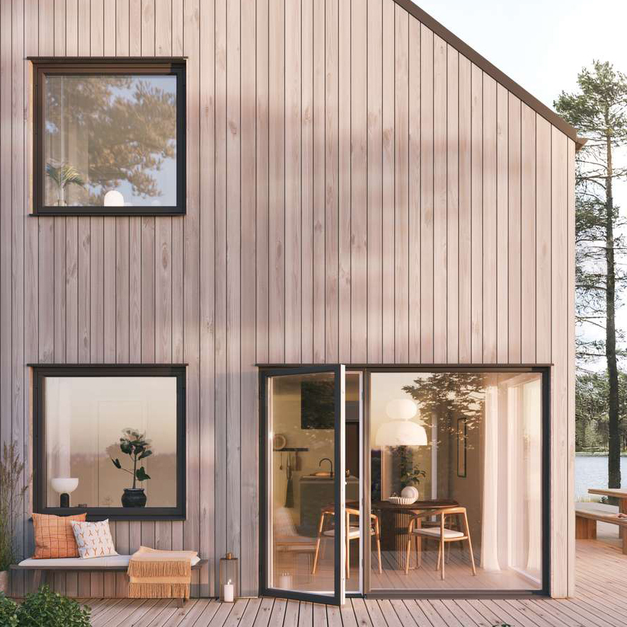 Fast Fönster Elitfönster Original Aluminium 100 Express