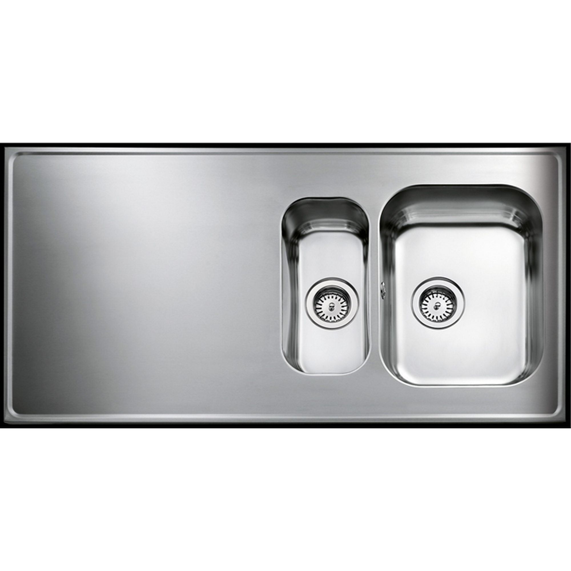 Heltäckande Diskbänk Intra Atlantic G 610 med Korgventil Höger, 1200 mm