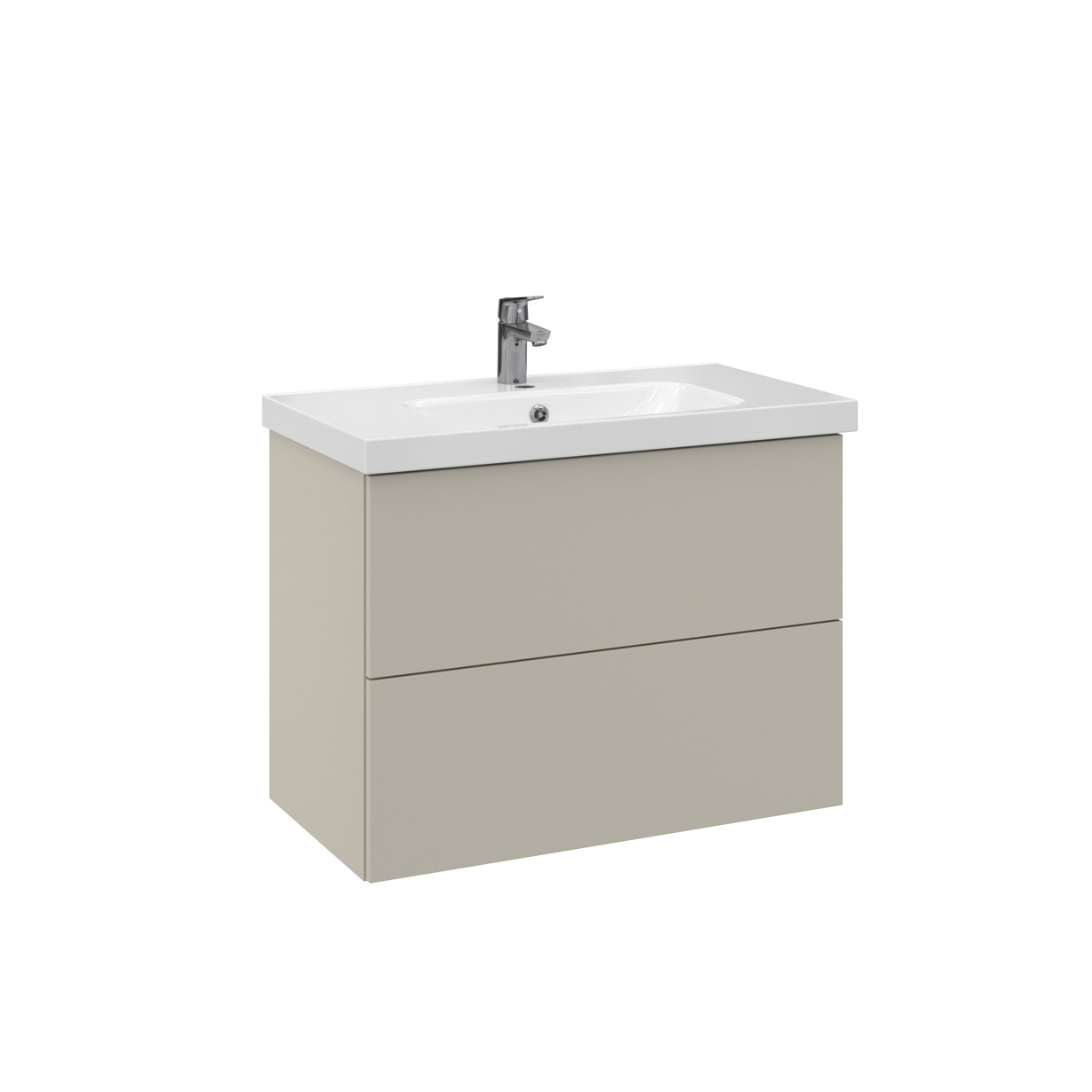 Tvättställsskåp Temal Stella med Tvättställ och 2 lådor