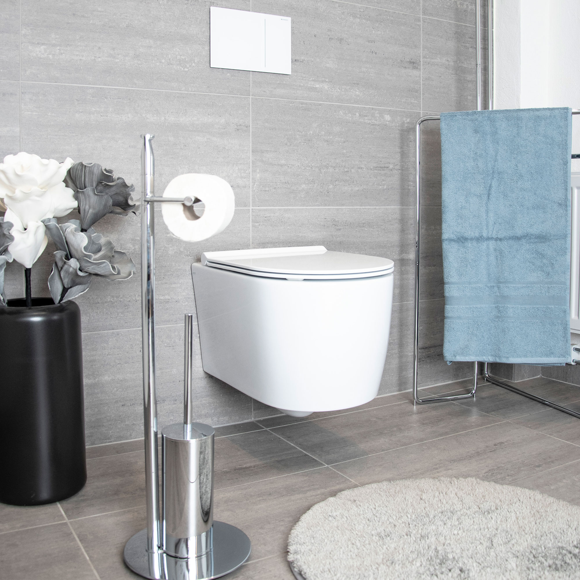 Toalettpaket LH Elba med WC-fixtur och Spolplatta