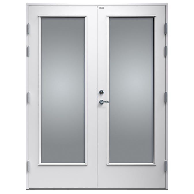 Altandörr Pardörr Helglas Vit Klarglas 9670107152102A