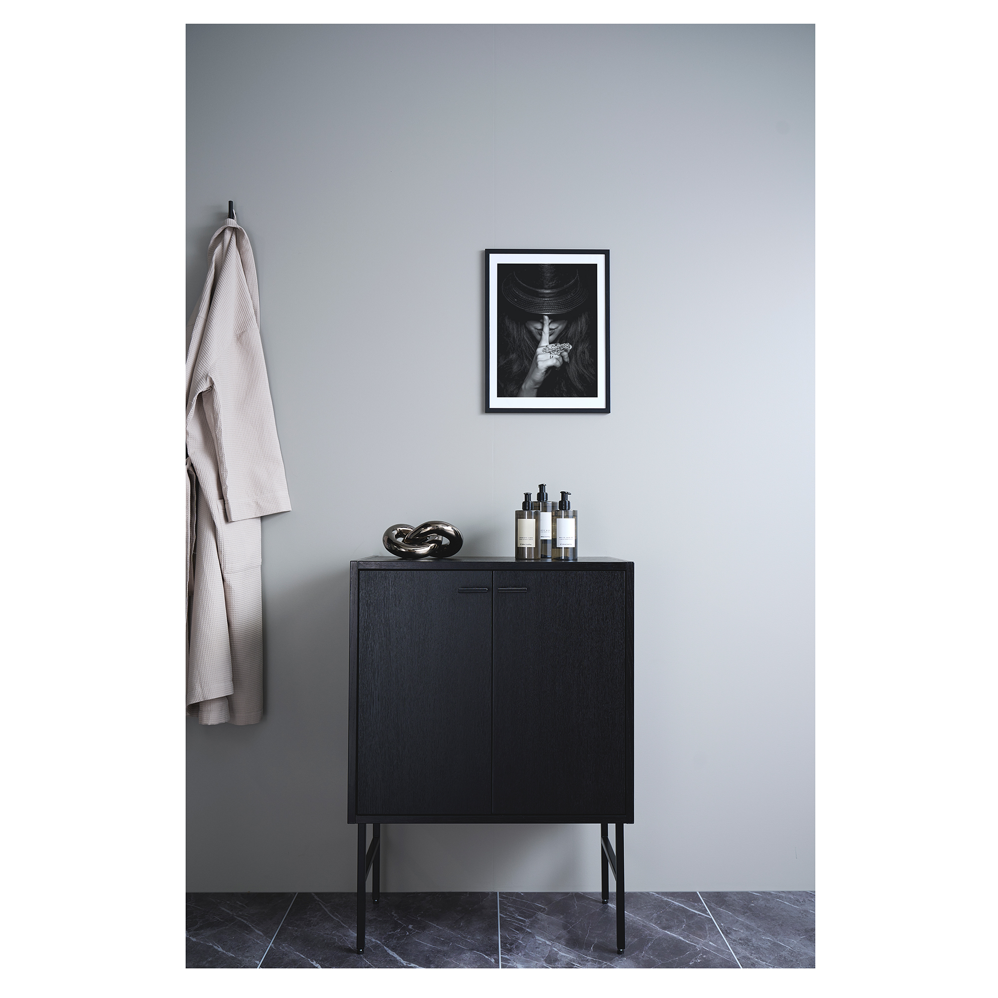 Benställning Gustavsberg Artic till Väggskåp 39 cm