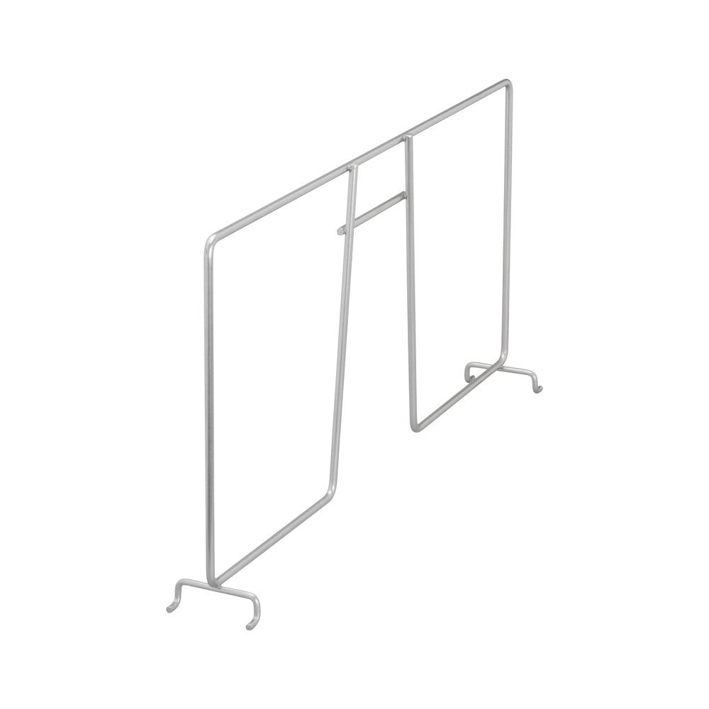 Avdelare Elfa för Trådhylla 40 Längd: 411 mm, Platinum