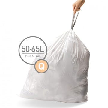 Avfallspåse Simplehuman Kod Q 50-65 liter 60 pack