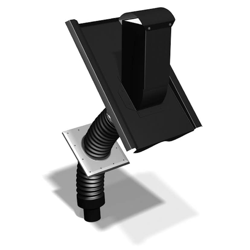 Avloppsluftare Benders Plåt Palema Svart