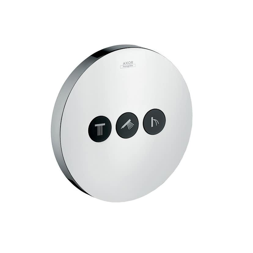 Inbyggnadsblandare Axor ShowerSelect Rund 3-utlopp