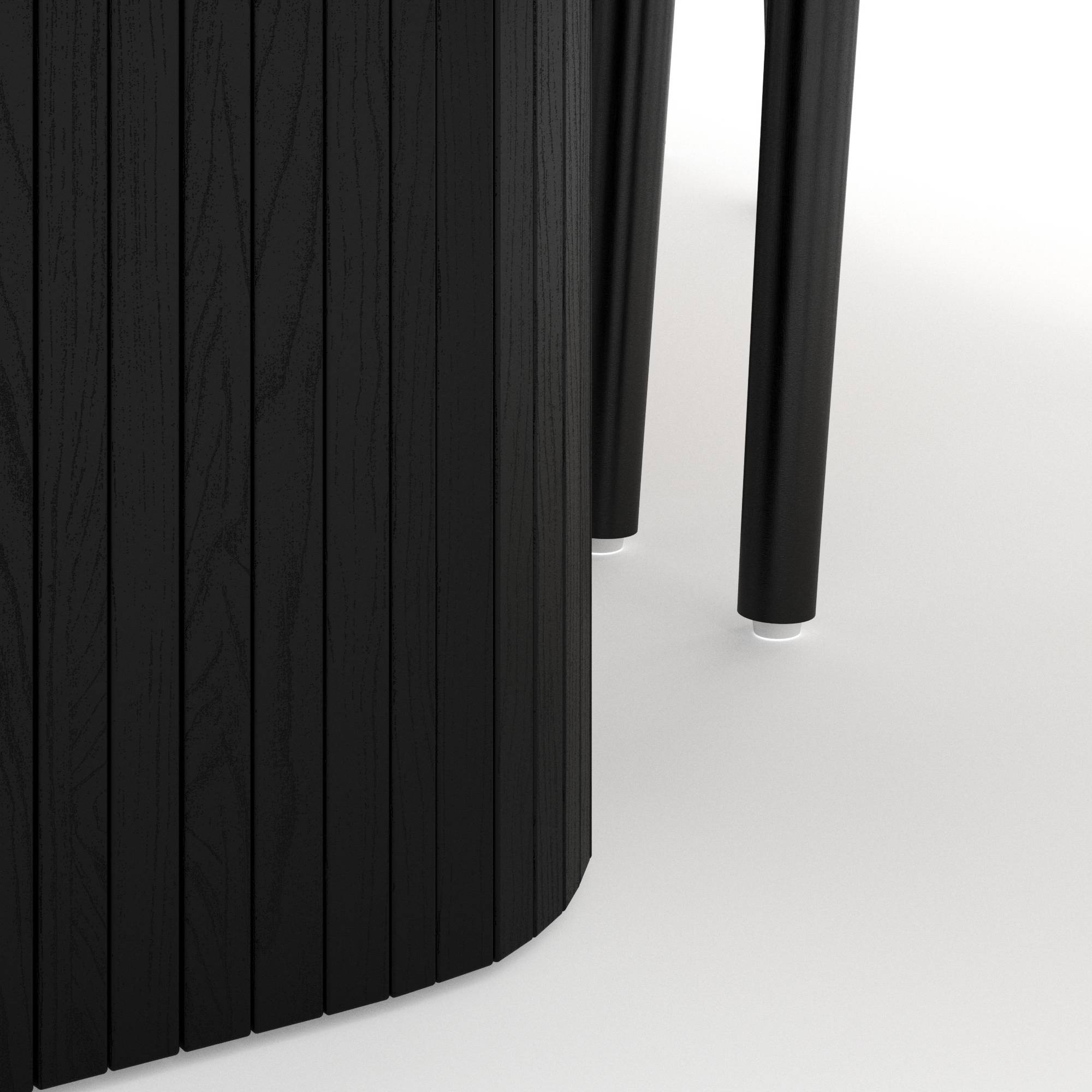 Matgrupp Bark Kopparbo Rektangulärt Matbord 240 cm med 8 Dastoori Matstol