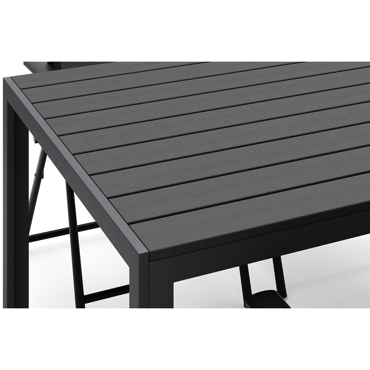 Trädgårdsgrupp Comfort Garden Siri Matbord 150 cm med 4 Sanna Matstolar