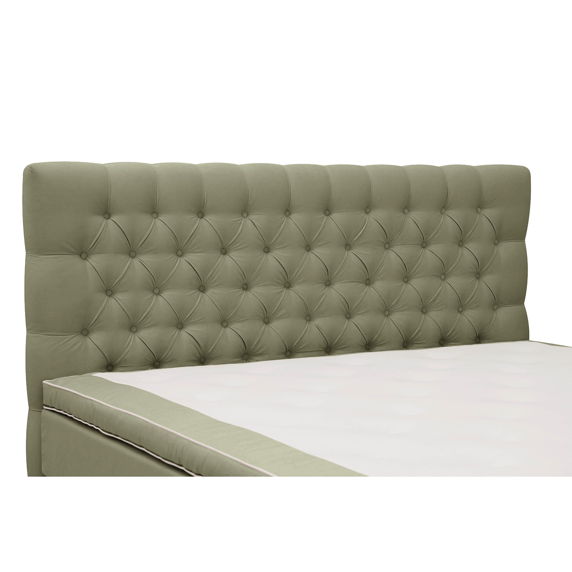 Kontinentalsäng Berg & Strand Hilton Lyx Komplett Sängpaket 160x200 cm med Knappad Sänggavel i Sammet