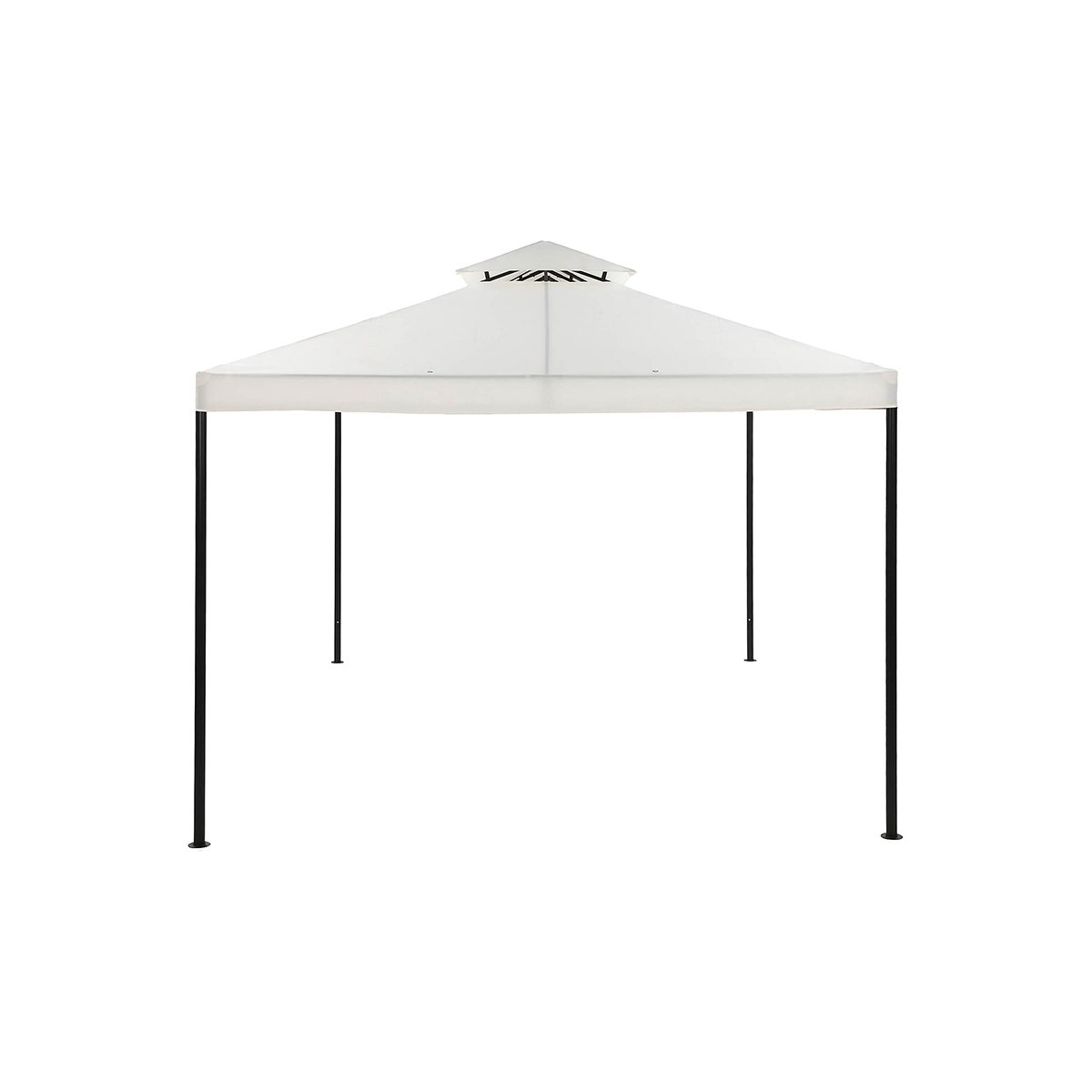 Paviljong Comfort Garden Bermuda komplett paviljong inkl tak och väggar 3x3m - Offwhite