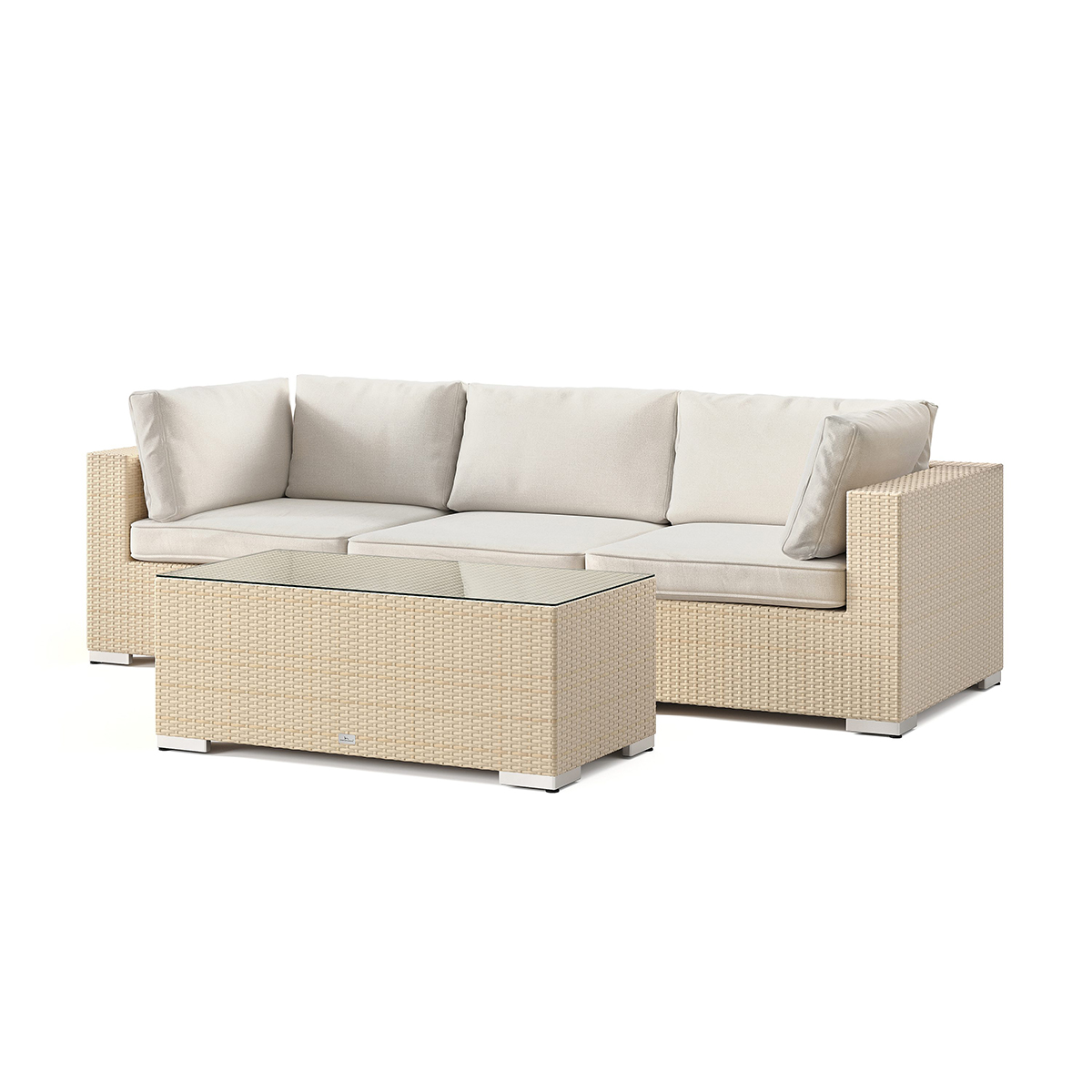 Loungegrupp Comfort Garden Bahamas utesoffa 3-sits med bord