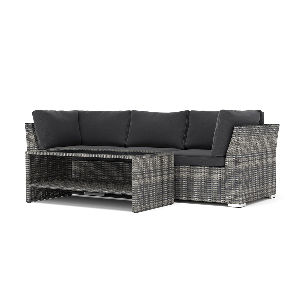 Loungesoffa Comfort Garden Wisconsin utomhus rak 3-sits soffa