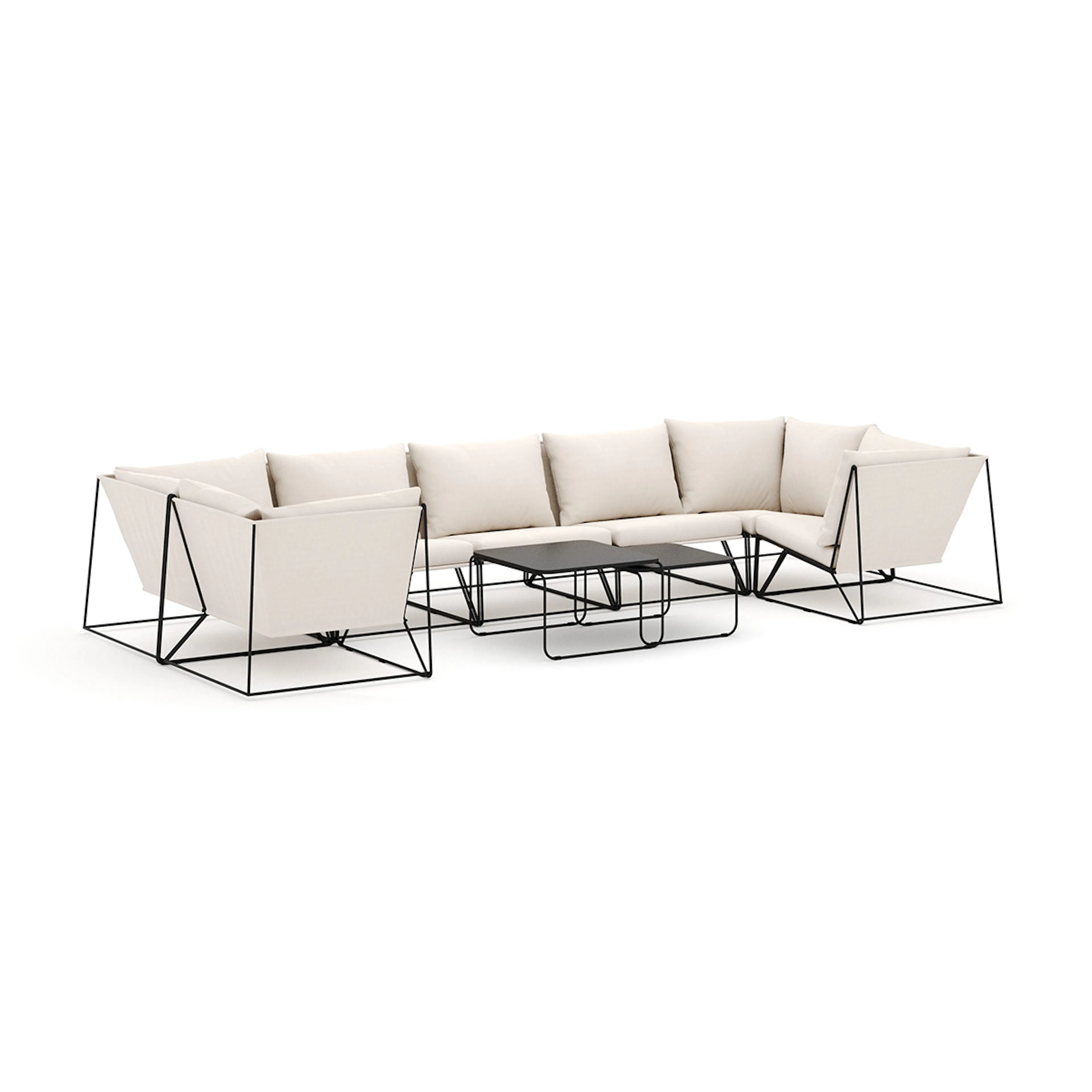 Svart/Beige