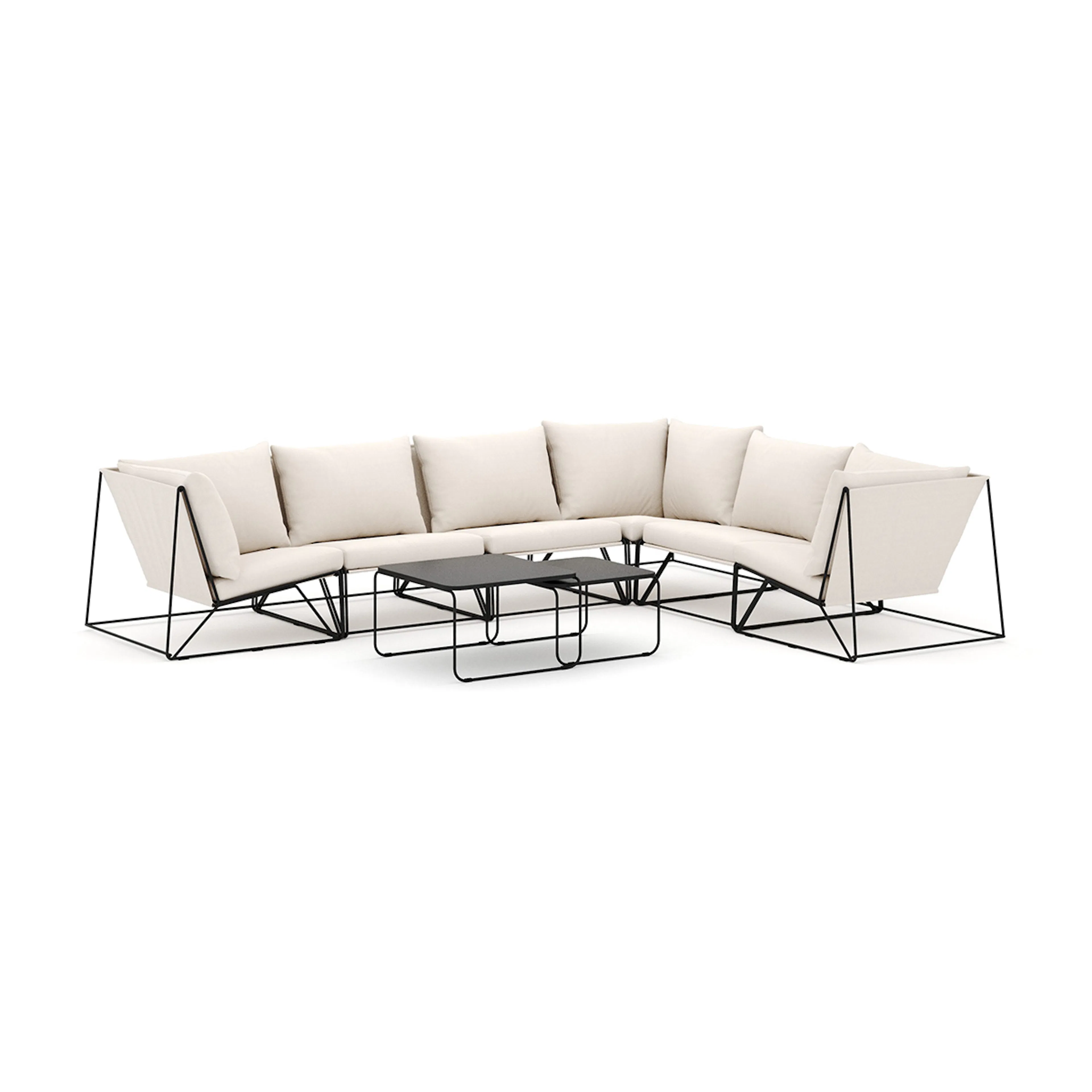 Svart/Beige