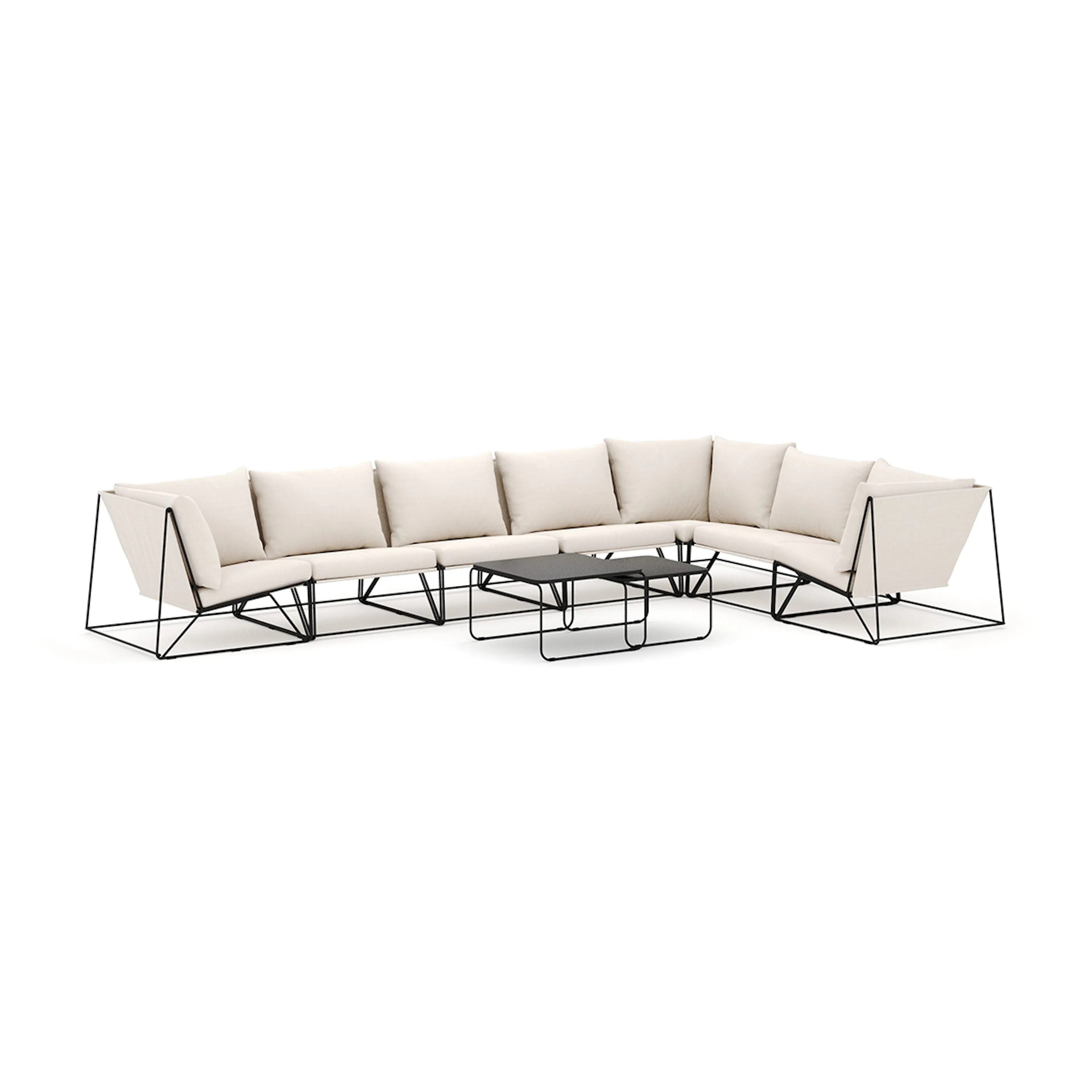 Svart/Beige