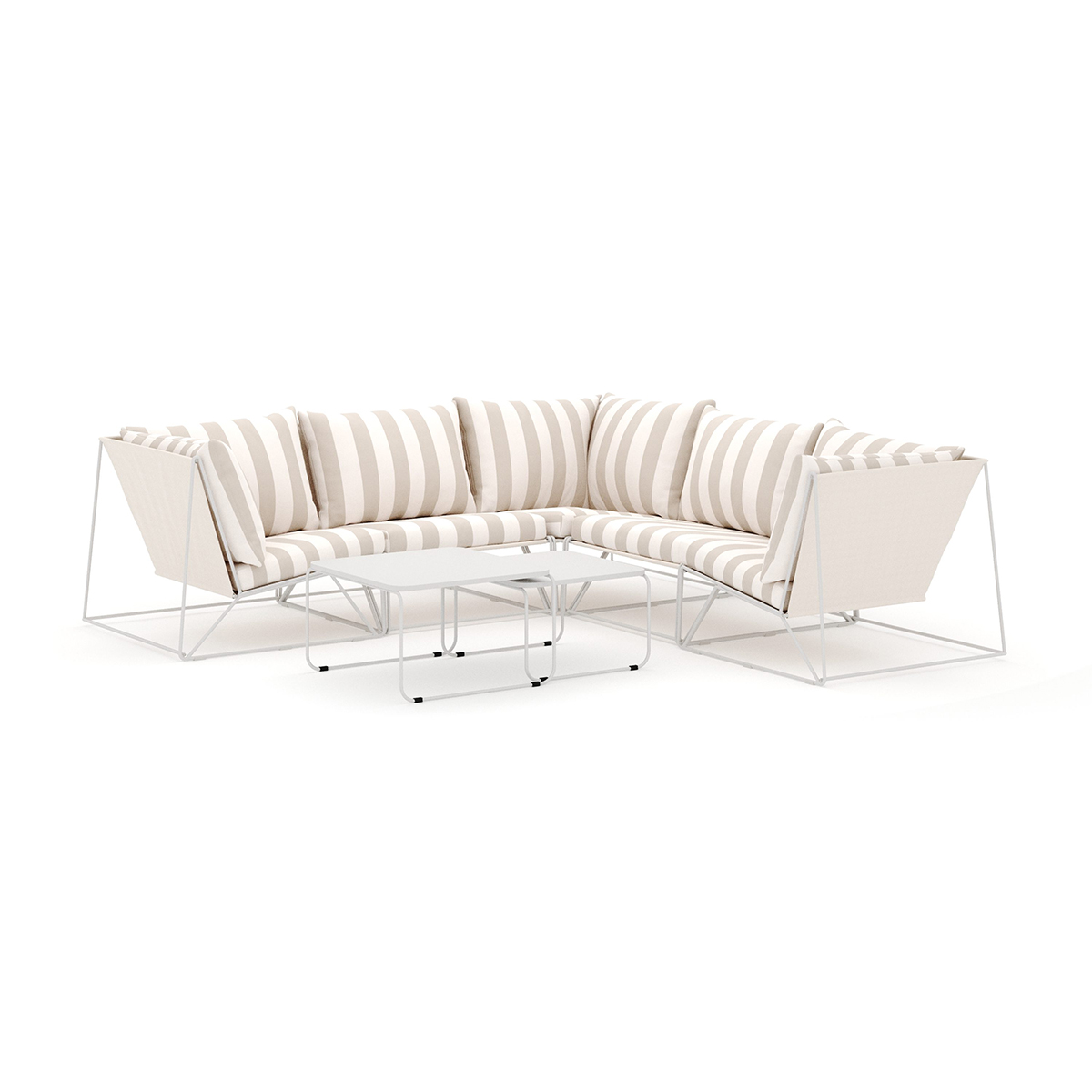 Loungesoffa Comfort Garden Usteryd utomhus hörnsoffa 5-sits vändbar