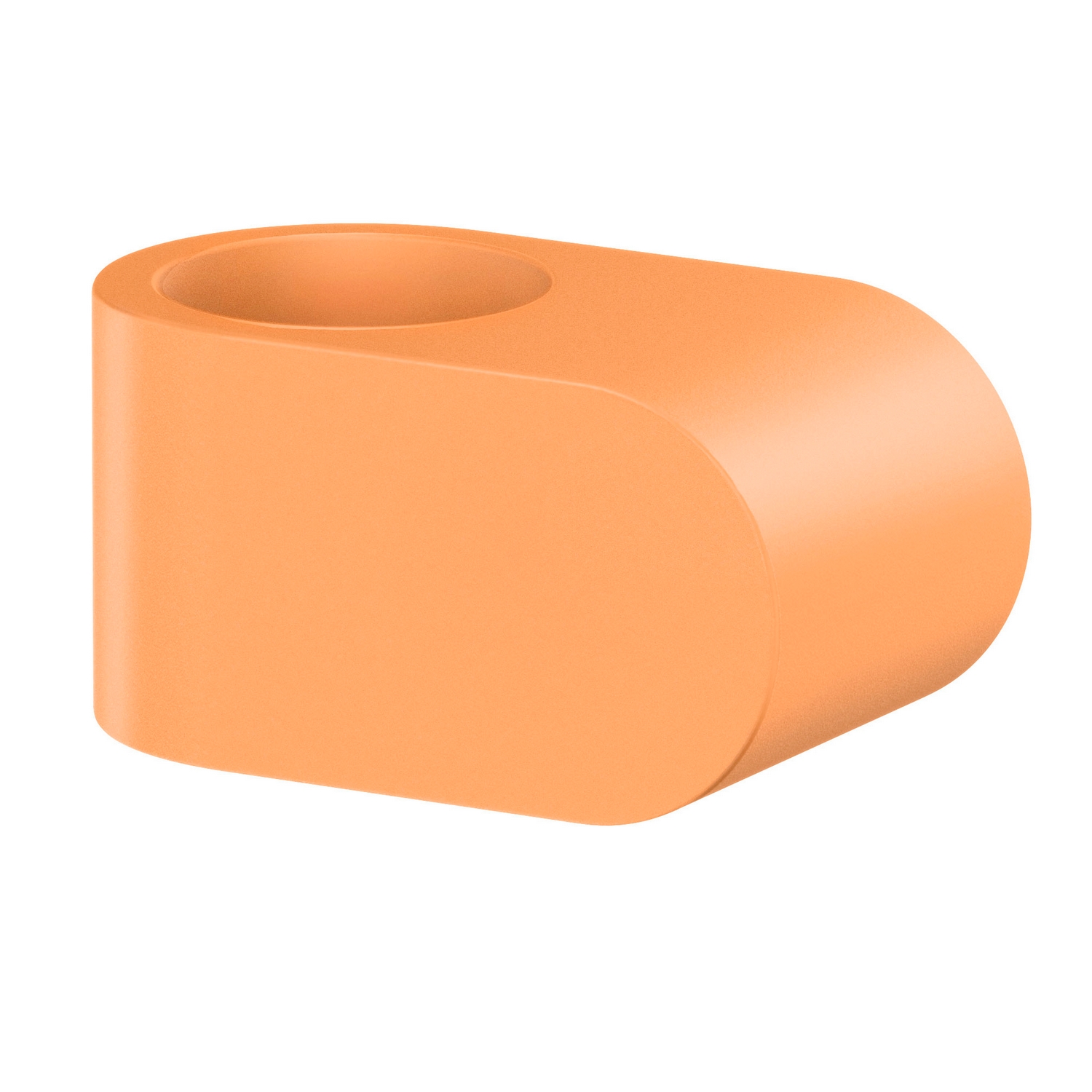 Dörrstopp Beslagsboden Gummi för Handtag Orange