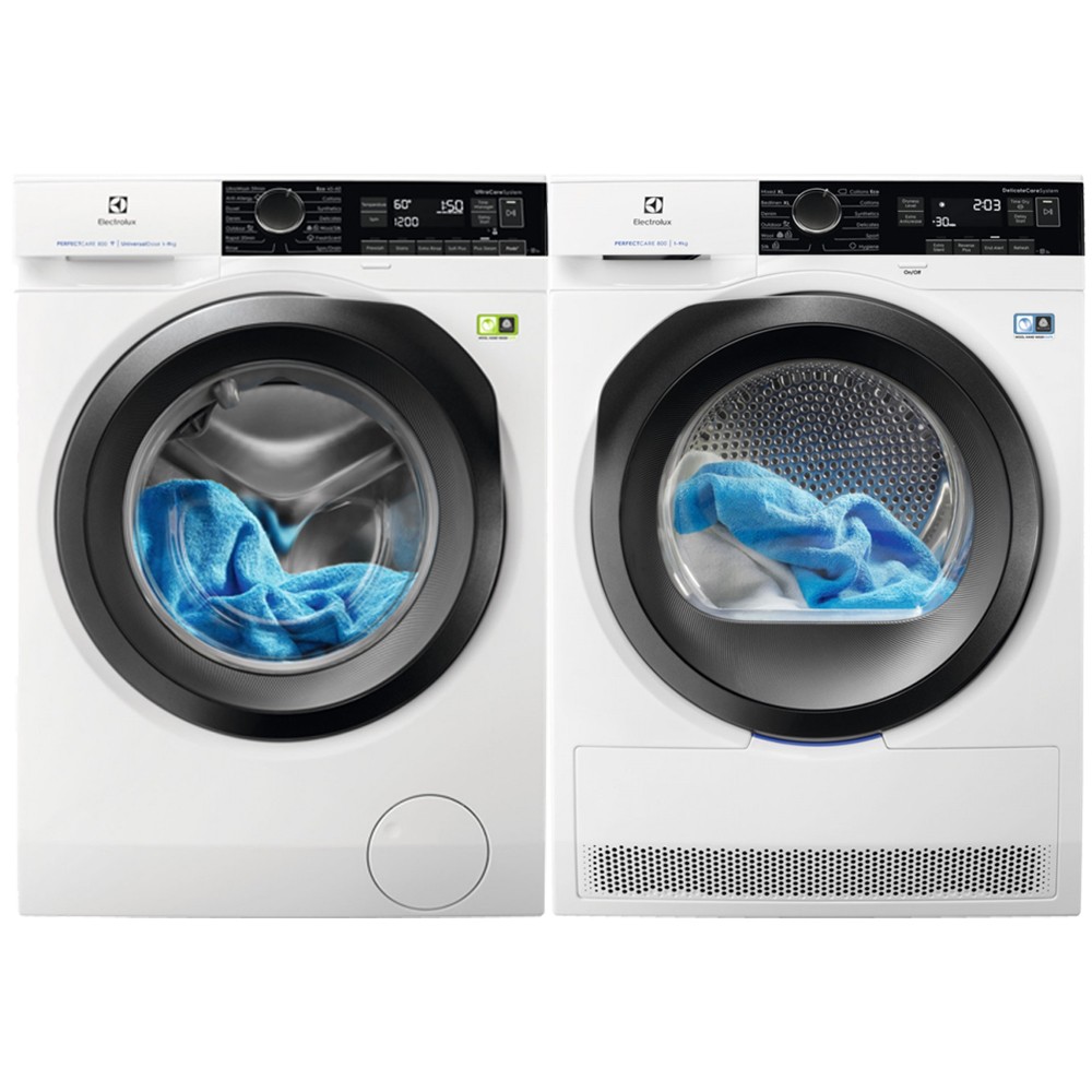 Tvätt- och Torkpaket Electrolux EW8F2946U7 EW8H769B8 UltraCare & U-dose