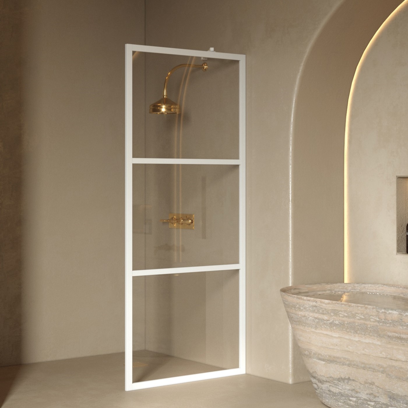 Duschvägg Hietakari Bläk 734 Tokyo Fast