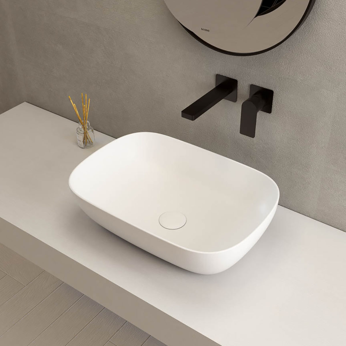 Tvättställ Globo T-Edge Ovalt