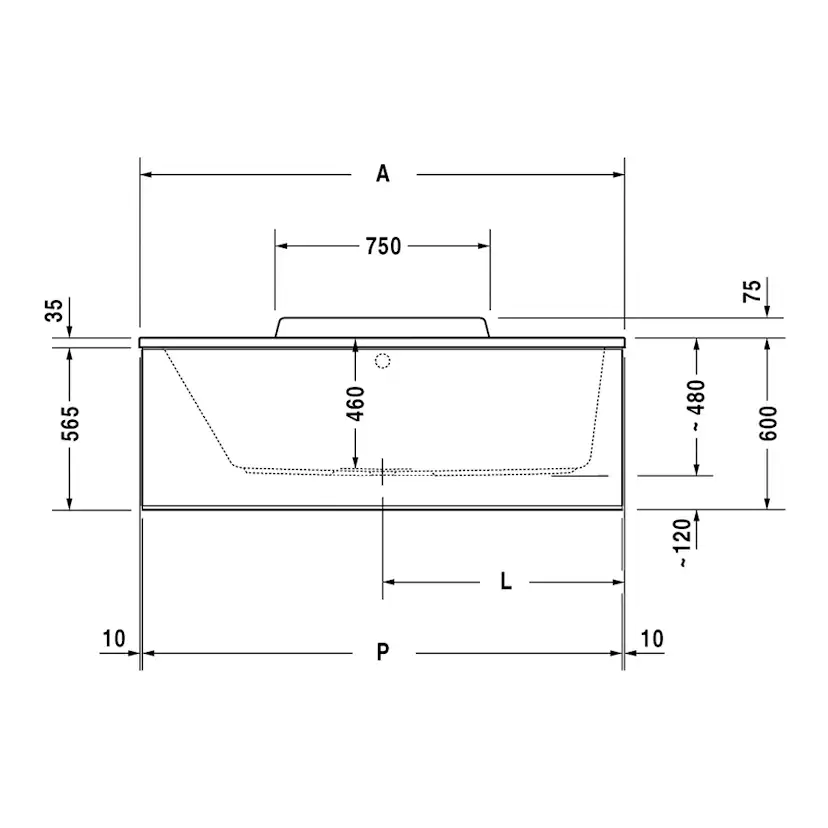 Badkar Duravit DuraStyle