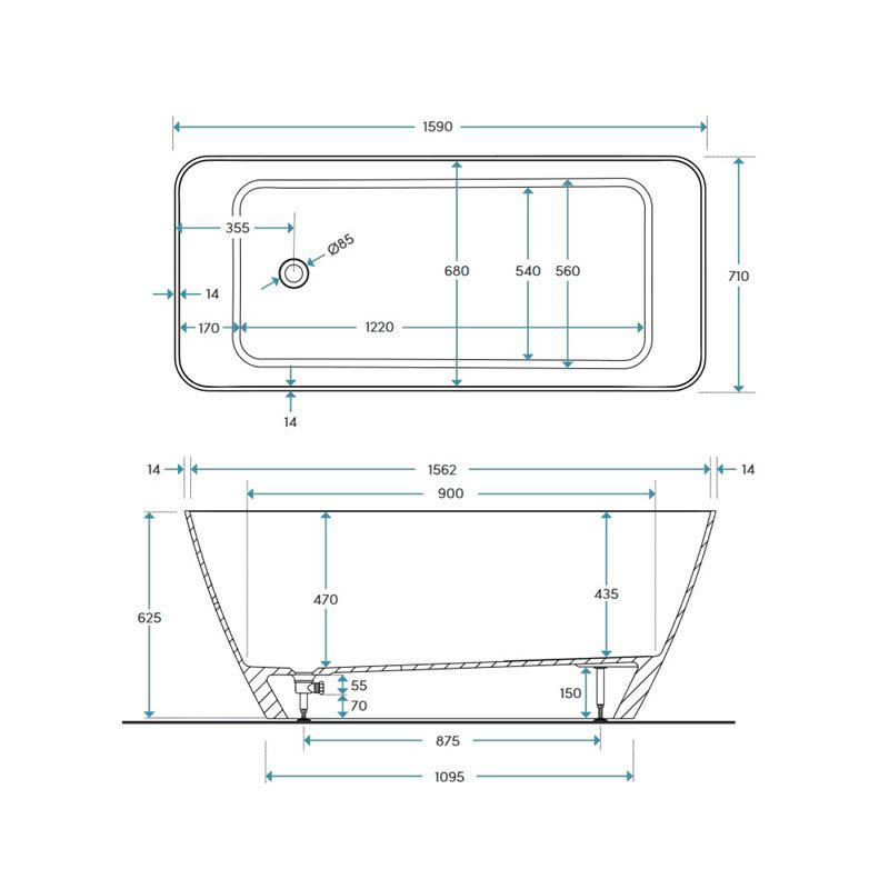 Badkar Nordhem Värmdö