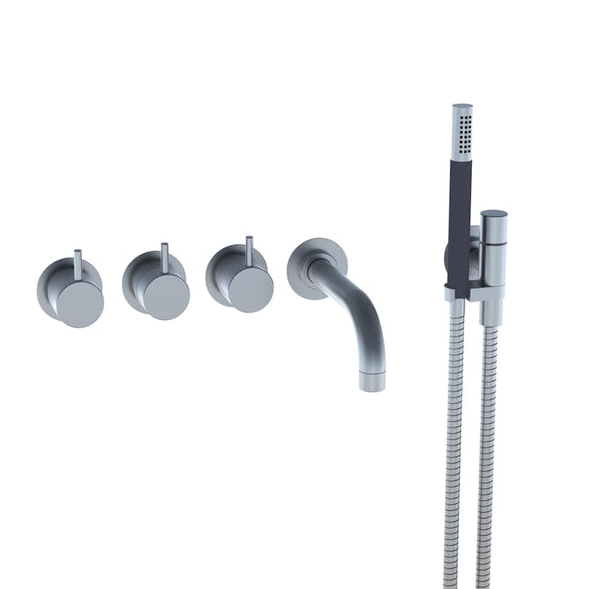 Badkarsblandare för Inbyggnad Vola 5411C-071