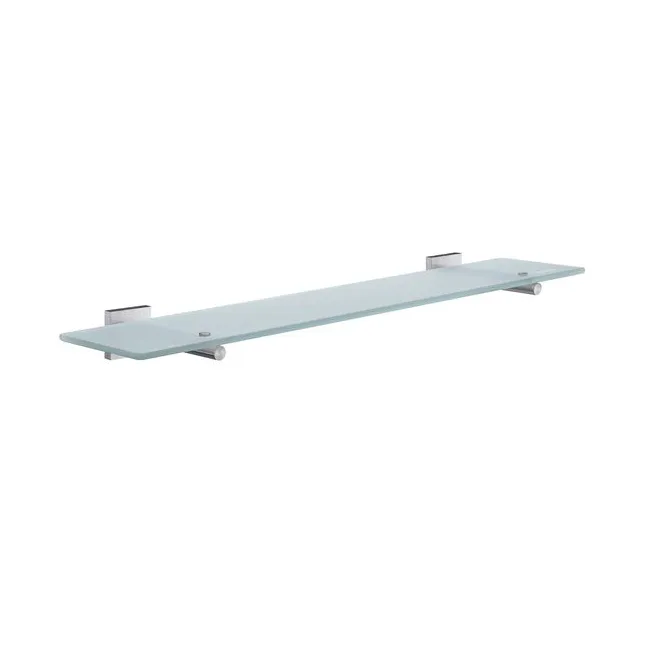 Badrumshylla Smedbo House RK347 Krom/Frostat Glas