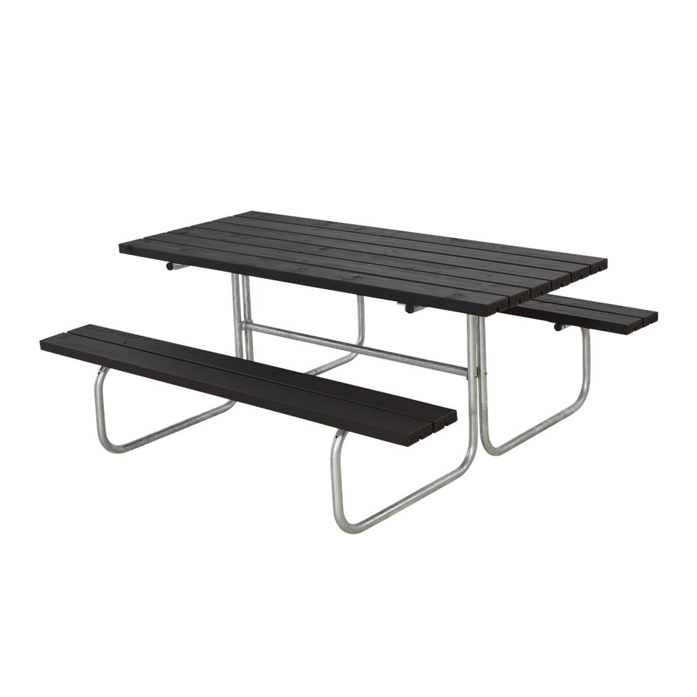Picknickbord PLUS Classic Svart BxLxH: 1550x1770x730 mm