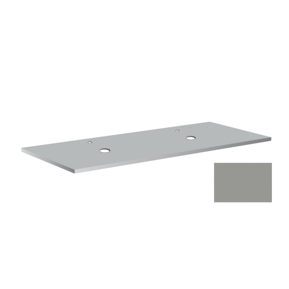 Bänkskiva Hafa Edge Suede 2 Hål BxD: 1210x462, Kensho/Ljusgrå