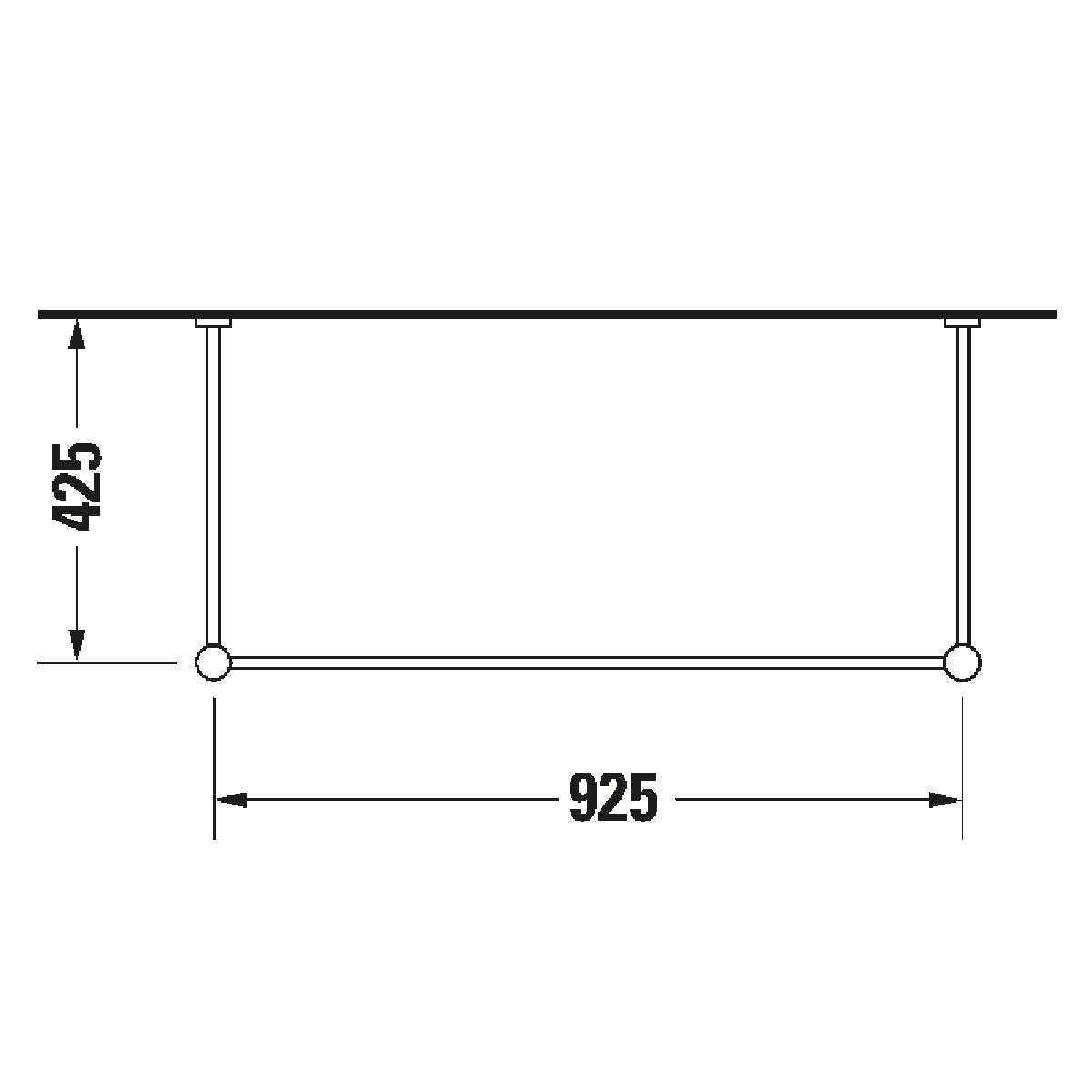 Benställning Duravit till Vero Air