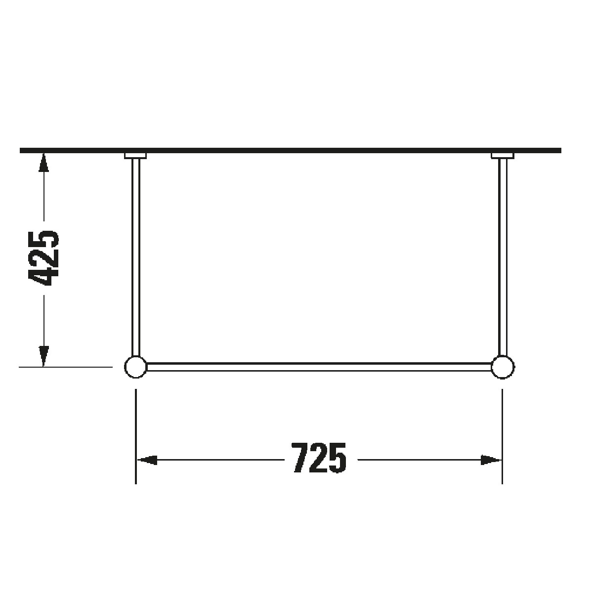 Benställning Duravit till Vero Air