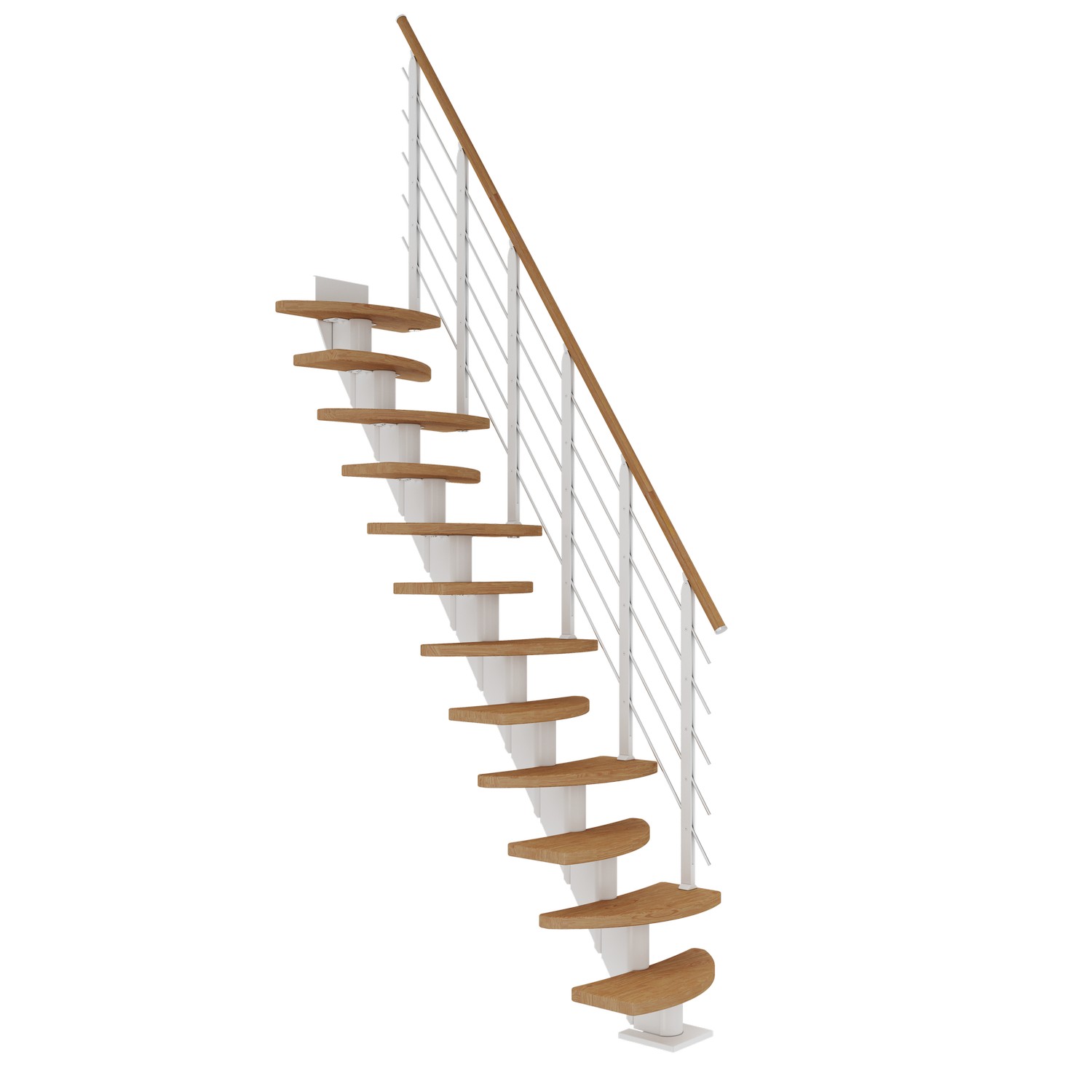 Spartrappa Dolle Berlin Ek Oljad Shape6 Antracit, Max Takhöjd: 2220-2700 mm