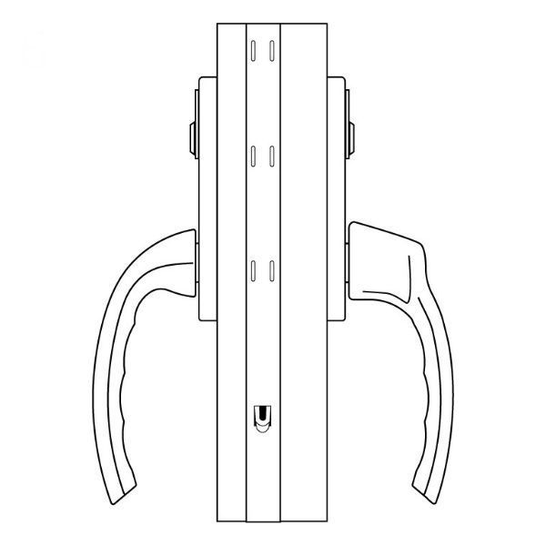 Beslagspaket Outline för 3-glas Fönsterdörrar