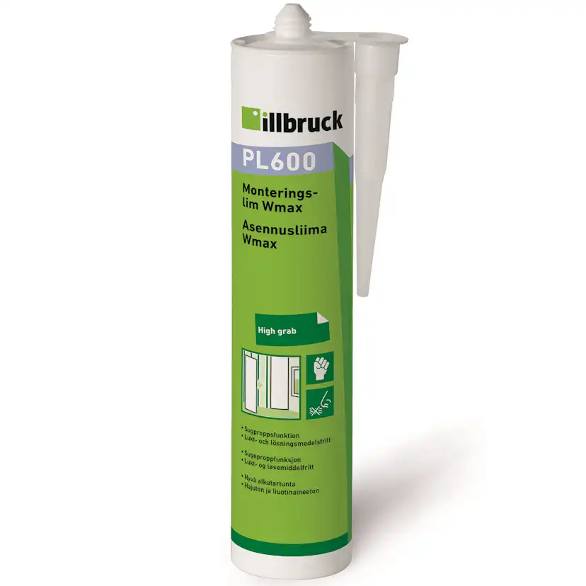 Monteringslim Illbruck PL600 Wmax 310ml