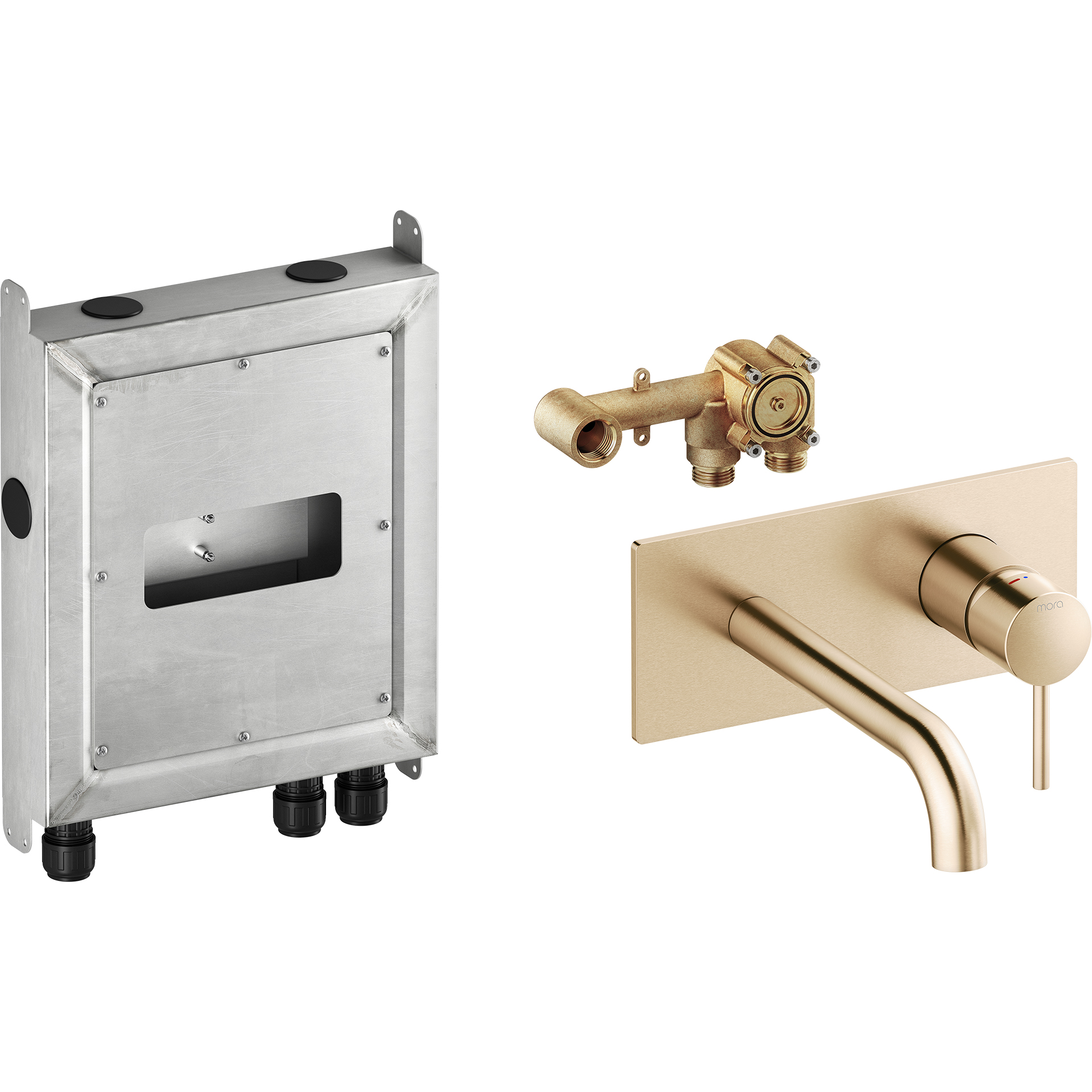 Tvättställblandare Mora INXX II för inbyggnad