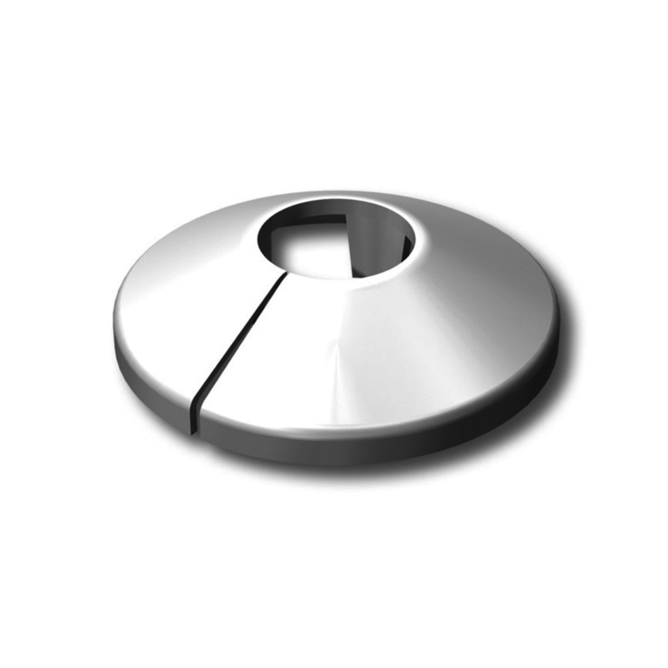Täckbricka LK Systems Enkel Vit 20 mm - 1872391