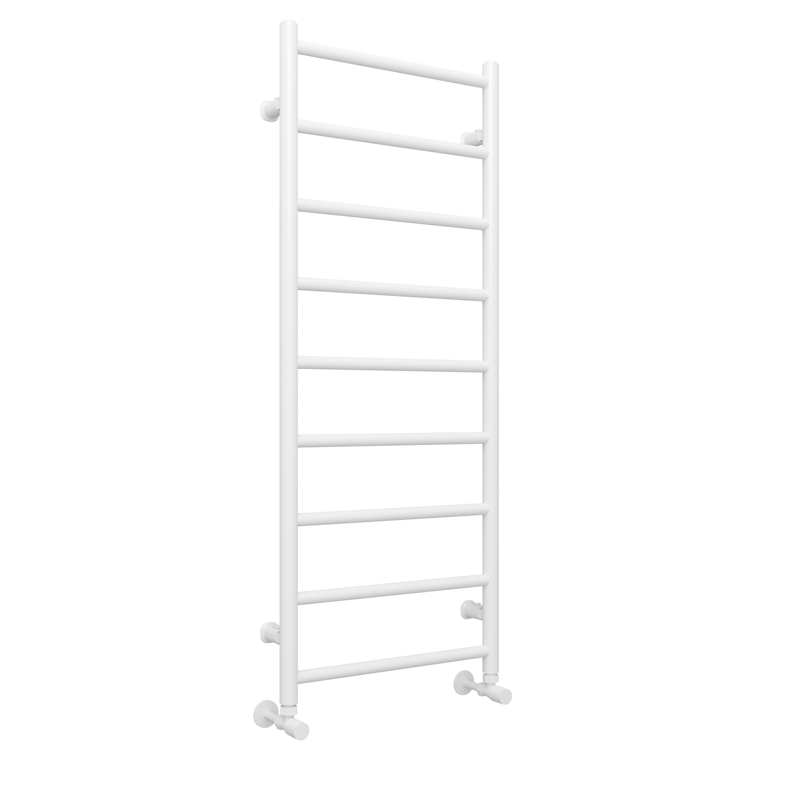 Handdukstork Alterna Divario Round Matt Vit, BxH: 500x1200 mm, Effekt: 279W