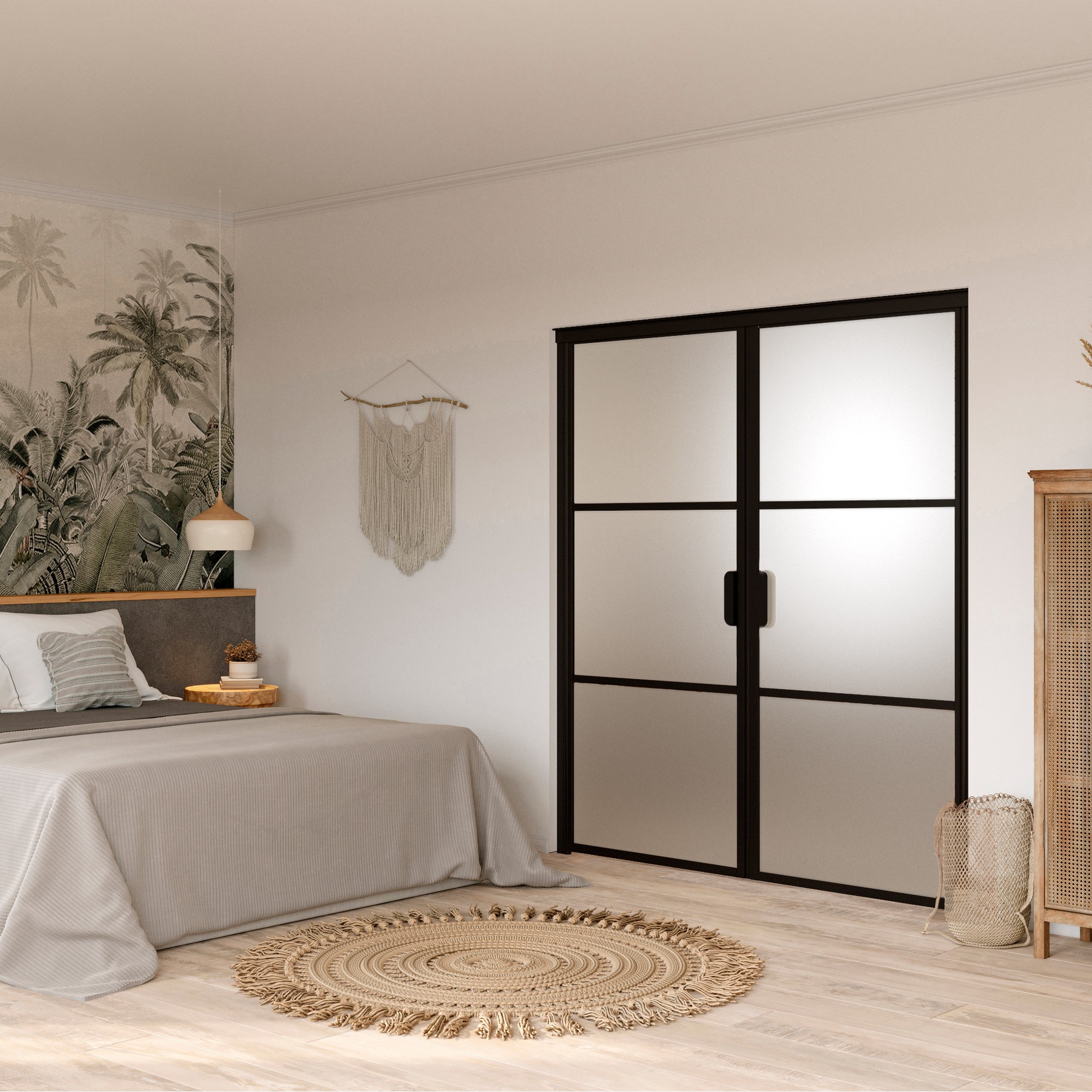 Pardörr Hietakari Bläk 780 Tokyo