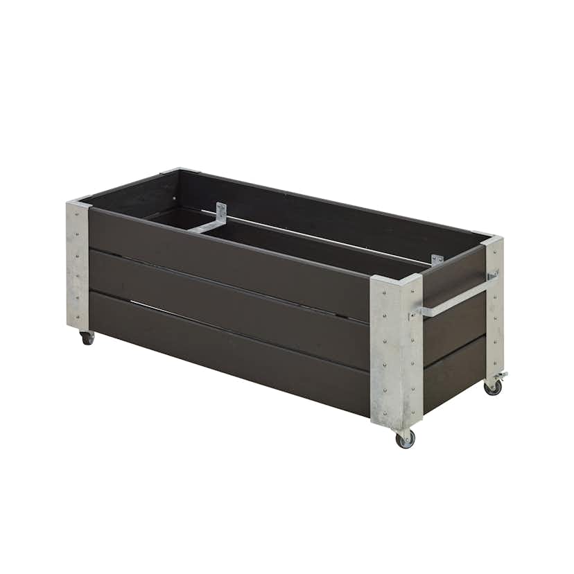Blomlåda PLUS Cubic 50x120x45 cm Svart