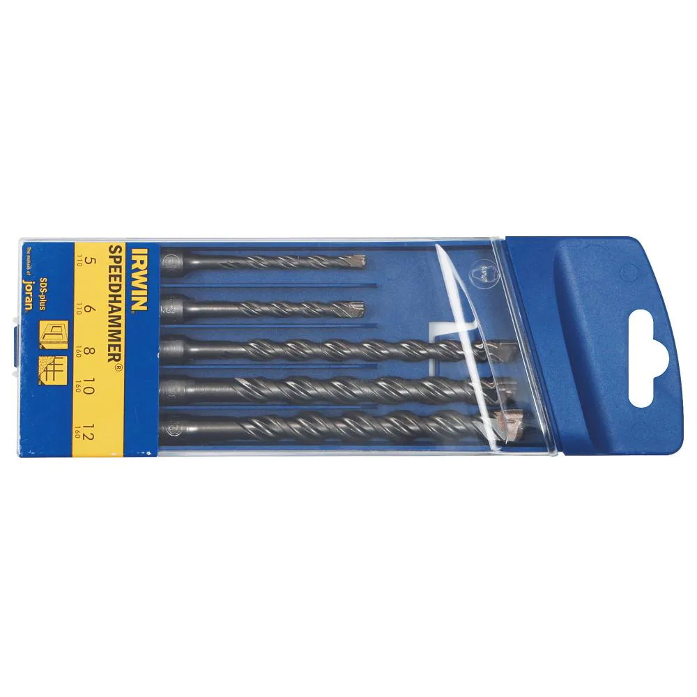 Borrset Irwin Hammarborr 5-12mm 5del