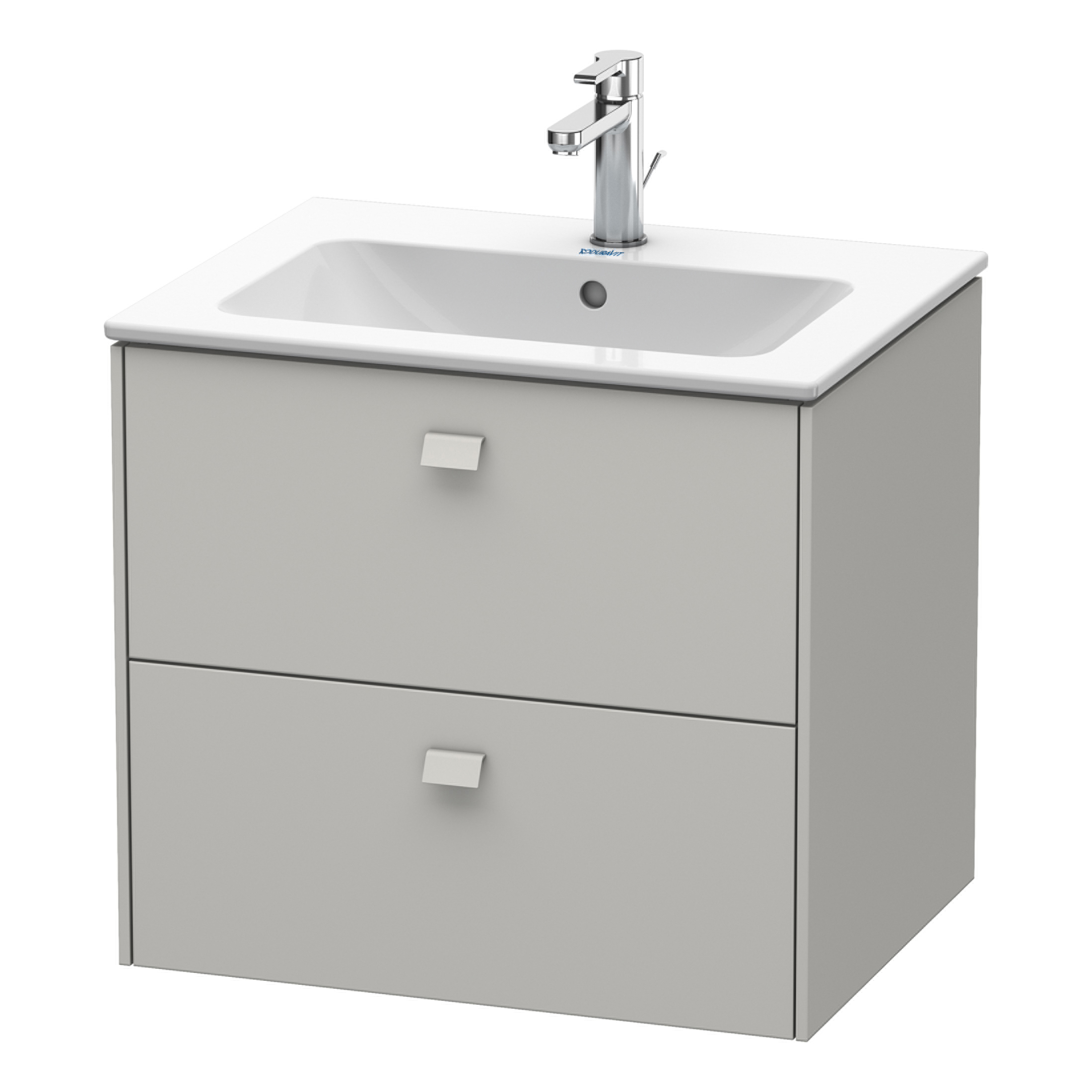 Möbelpaket Duravit Brioso Betonggrå matt, Bredd: 620 mm