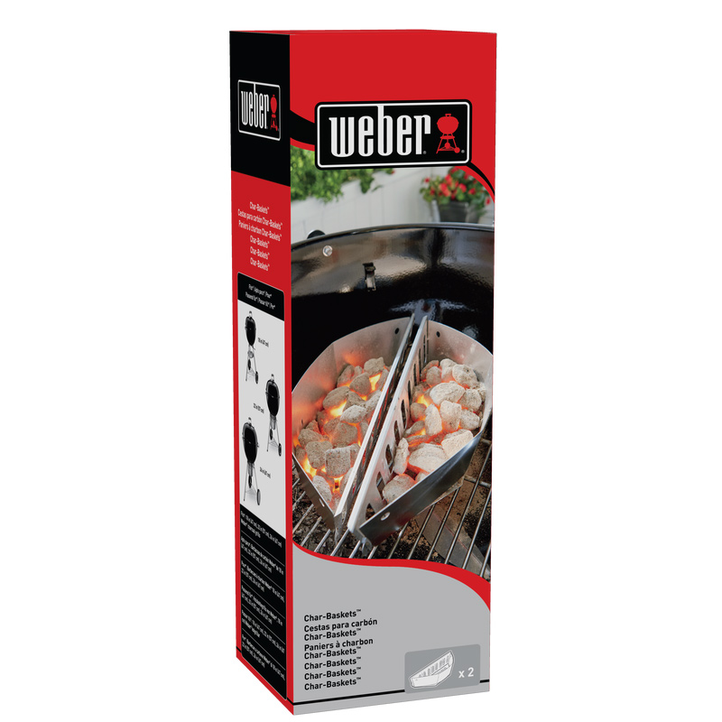 Brikettkorgar Weber 2-Pack