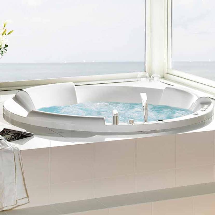 Bubbelbadkar Westerbergs Pacific Round Paket Comfort, 2000 W