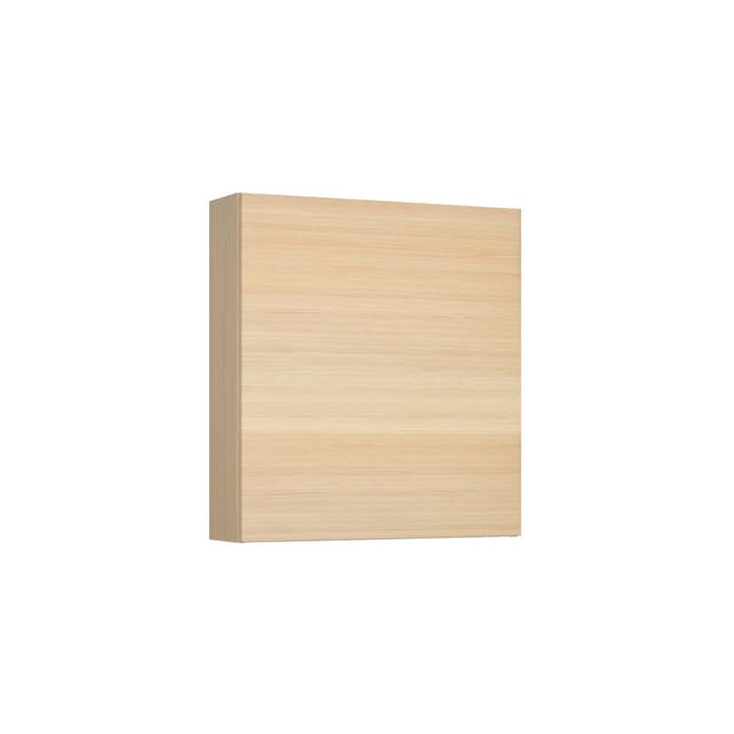Väggskåp Temal PRY med 1 Lucka Ljus Ek, BxDxH: 500x170x655 mm, Vänster