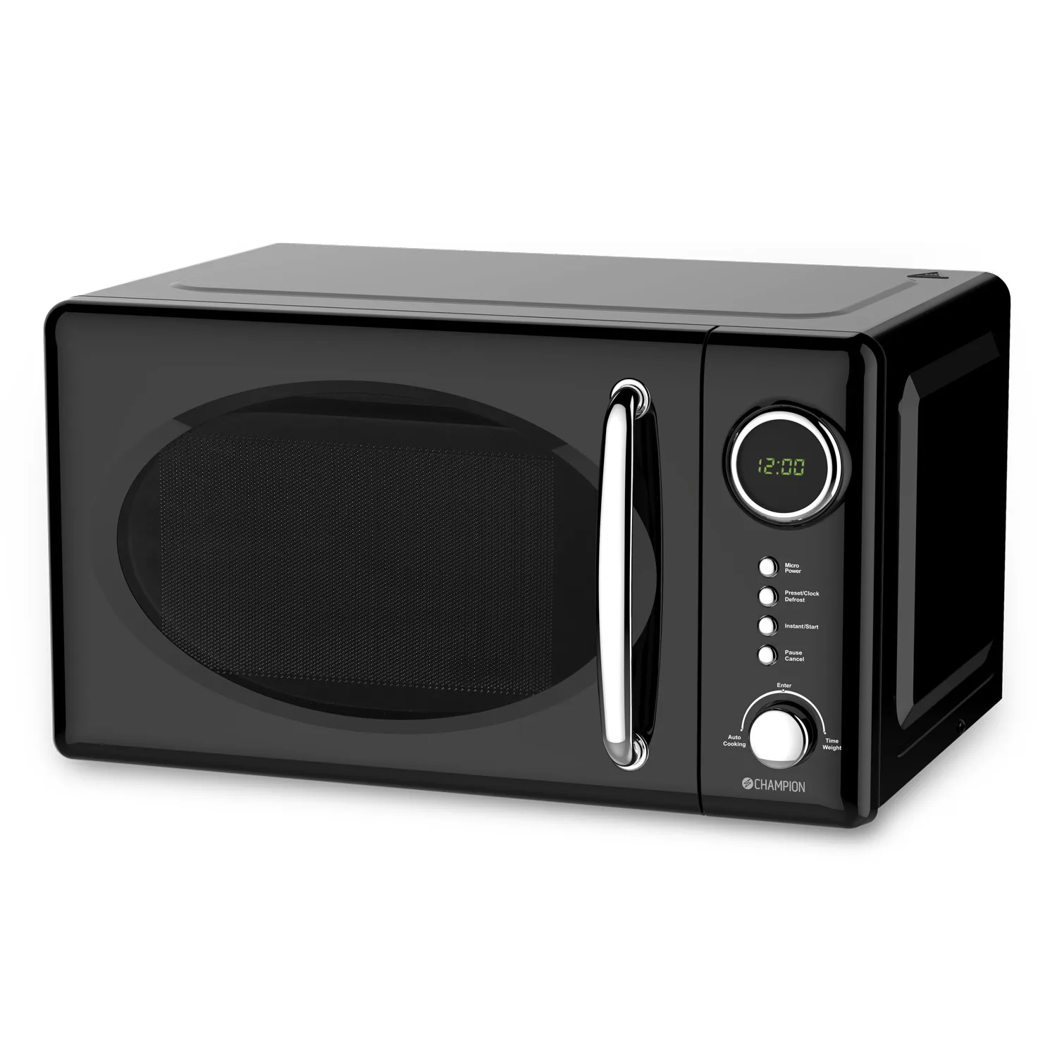 Mikrovågsugn Champion Retro 20L 700W MW025 Svart