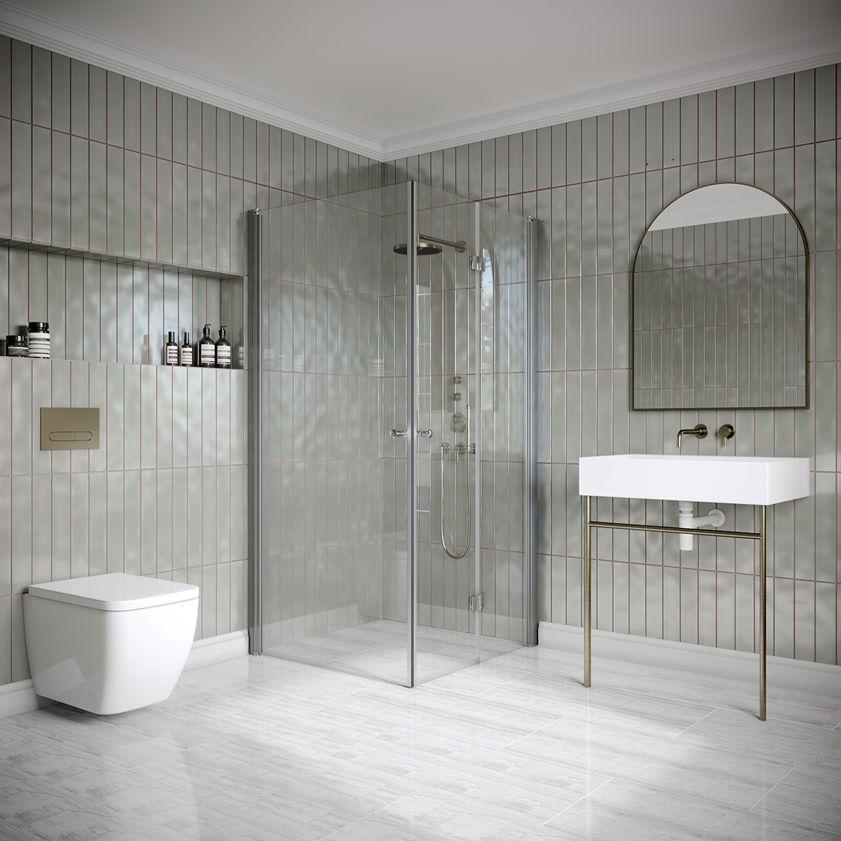 Duschhörn Hietakari Classic 149 Vändbar Dörr och Vikbar Dörr