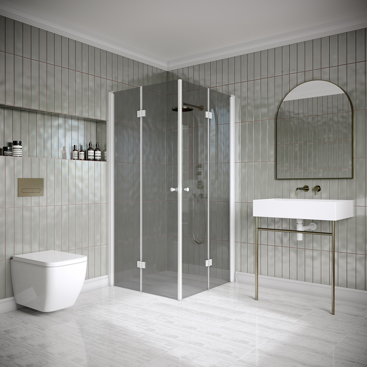 Duschhörn Hietakari Classic 150 Vikbara Dörrar